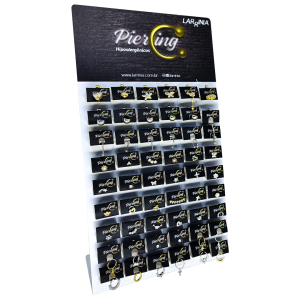 Display de Piercing 54 unidades diversas