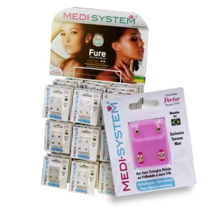 Display de brincos de perfuração com 54 pares